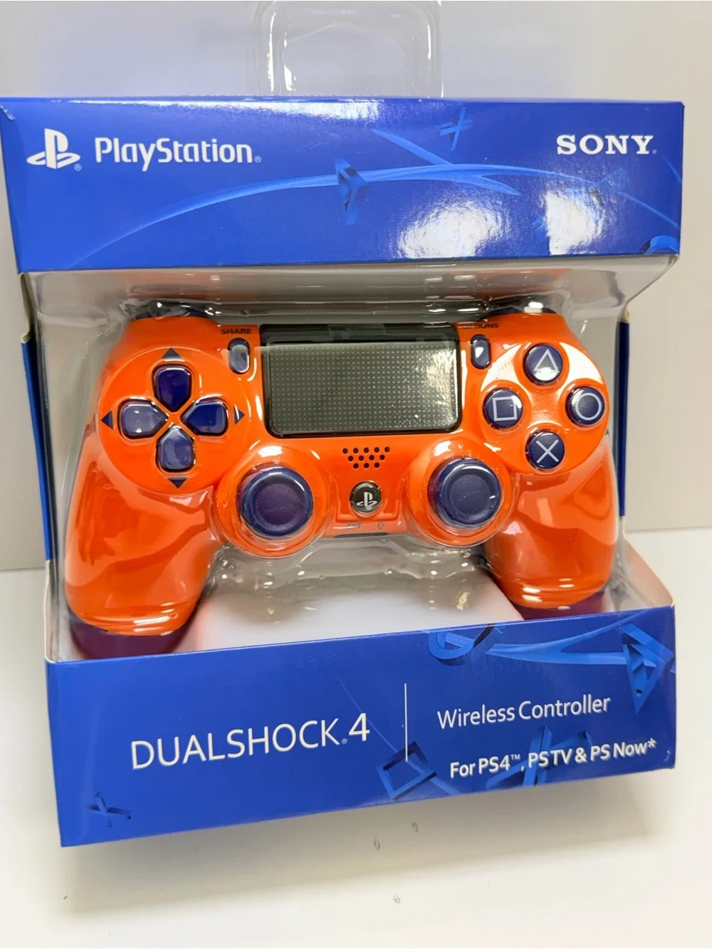 Sony DualShock 4 Wireless Controller - Orange with Purple Accents